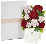 Hallmark Signature Valentines Day Card Paper Craft Flowers Displayable Bouquet (I Love You) Anniversary Card, Love Card