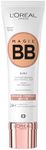 L'Oréal Paris Magic BB Cream with SPF 20, 5-in-1 Skin Tint with Vitamin B5 and Vitamin E, Lightweight Hydrating Formula Adapts to Skin Tone for a Natural Glowy Finish, 30 ml, Shade: 04 Medium