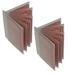 SET of 2-6 Page Plastic Wallet Inse