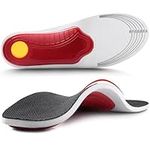 Ailaka High Arch Support Shoe Insoles, Cushion Orthotic Inserts for Flat Foot, Plantar Fasciitis, Feet Heel Pain Relief