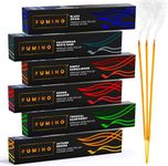 Fumino Fresh Handmade Incense Sticks Multipack Essentials Bundle 6 Boxes 84 Sticks (90g) Masala Agarbatti Joss Scent Fragrance for Relaxation and Meditation, Home and House Decor