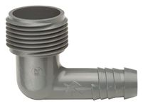 Rain Bird SWGE075B EZ Pipe Elbow Fitting, 3/4" Male Pipe Thread x 1/2" Spiral Barbed Elbow, 10-Pack