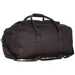 Kenneth Cole REACTION Duff Guy Colombian Leather 20" Single Compartment Top Load Travel Duffel Bag, Brown