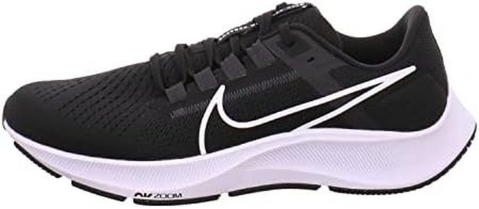 NIKE Men's Air Zoom Pegasus 38 Men's Running Shoe, Black White Anthracite Volt, 8.5 UK