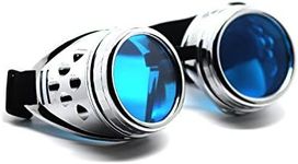 Ultra Silver with Blue Lenses Steam