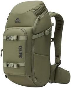 SIATREX SCOUT1800 Hunting Daypack – 500D DWR Tear-Resistant Nylon, Lightweight Tactical Backpack with MOLLE Webbing & Hydration Compatible, for Archery, Scouting, and Backcountry Hunts