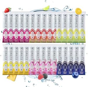 Electrolyte Powder - Flavoured Nutrient Water with Vitamins, Zero Sugar & Natural Ingredients - Hydration Drink for Office, School, Travel & More - ViDrate 30 Variety Pack Electrolyte Sachets