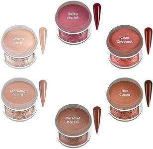 Tones Coverland Professional Acrylic Nail Powder Fall Collection "Autumn Indulgence" (6 Pc x 1.5 oz) for Nail Art