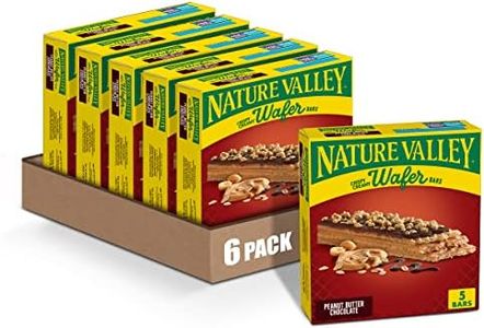 Nature Valley Wafer Bars, Peanut Butter Chocolate, 1.3 oz, 5 ct (Pack of 6)