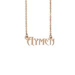 GR35Z9 Personalized Custom Name Necklace Gifts for Womens Aymen