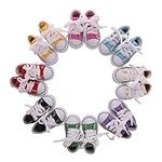 Luckdoll 8 Sets Doll Canvas Shoes f