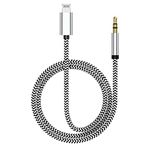 [Apple MFi Certified] AUX Cable for Car Cell Phone Audio & Video Accessories Cables & Interconnects, Lightning to 3.5mm Cord Stereo Jack 3.5 mm Audio Cables Compatible with iPhone 11 Pro Max XS/XR/8/7
