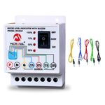 Microtail ABS Water Level Indicator with Alarm on Tank Full with 5 Sensors, Single Phase 230V AC