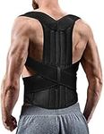 SJHY Posture Corrector XS-5XL Improve Hunchback Plus Size Back Brace Men and Women Adjustable Upright Back Support Straightener Prevent Scoliosis Adjust Posture (Size : XXXX-Large)