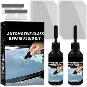 xinrongda 2Pcs Windshield Repair Kit, Cracked Windshield Repair Kit for Chips and Cracks, DIY Windshield Chip Repair Kits, Glass Crack Repair Kits,for Windscreens, Windows & Mirrors