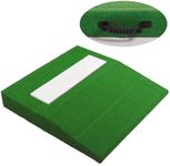 Supvision Portable Softball Baseball Pitching Mound 30 x 30 x 4 Inch Youth Training Pitchers Mound with Regulation Pitching Rubber for Indoor and Outdoor Baseball Pitching Training and Practice