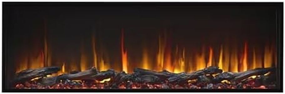 SimpliFire Scion Built in Linear Electric Fire Place, 43 Inch Flush Mount Electric Fireplace Insert with Wi-Fi App and Remote Control, Custom Flame Effects, Modern Fireplace for Living Room