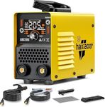 haxiaoer 205A Stick Welder 240V UK Plug - 2 in 1 MMA Lift TIG ARC Welder Machine Full Kit with Digital Smart LCD Display Inverter Arc Welding Machine, IGBT, 10 Welding Rods