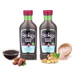 Stokes - Real Brown Sauce in Squeezy Bottle 505g - Pack of 2