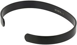 QRay Gun Metal Lite Steel Golf Athletic Bracelet (Large: 7.75"~8.5")