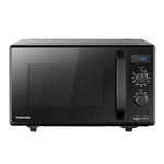 Toshiba 900w 23L Microwave Oven with 1050w Crispy Grill, Energy Saving Eco Function, 8 Auto Menus, 5 Power Levels and Position Memory Turntable - Black - MW2-AG23PF(BK)