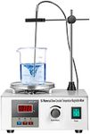 Magnetic Stirrer Hot Plate, Magnet Stirrer with Led Digital Display, 2000 RPM Lab Heating Plate, Stepless Speed Regulation, for Stirring in Scientific Research, Home Brewing