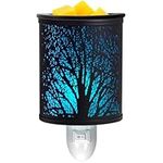 Plug in Electric Wax Burner with 7 Colors Light Fragrance Wax melt Warmer PTC Heating Pluggable Candle Wax Warmer with Removable Dish Gift & Home Décor for Bedroom, Kitchen, Living Room