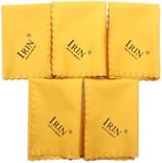 Alnicov 5PCS Polishing Cleaning Cloth，for Musical Instrument Guitar Violin Piano Clarinet Trumpet Sax