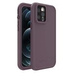 LifeProof FRE Series Waterproof Case for iPhone 12 Pro Max - Ocean Violet (Berry Conserve/Dusty Lavender)