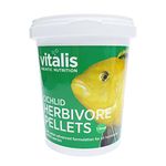 Vitalis Cichlid Herbivore Pellets Tropical Fish Food 260g