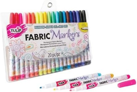 I Love To Create Tulip Permanent fabric markers Fine-writers 20pcs