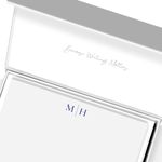 Me Loovely Classic Design Personalised Notecards and Envelopes Set Blank Greeting Card Customized Correspondence Cards Luxury Stationary | Christmas Gifts (A6 Size, Pack of 10)