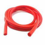 AotoKoop Universal High Performance Silicone Vacuum Tubing Hose 3mm, ID 1/8" Rubber Tubing Hose 10 FT (3 Meter) per roll, Red