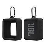 kwmobile Silicone Case Compatible with JBL Go Essential - Case Protective Mini Speaker Cover - Black