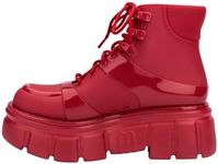 Melissa Rebel Boot for Women, Red, 6