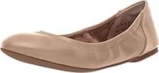 Amazon Essentials Women's Belice Ballet Flat, Beige, 6 UK