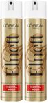 L'Oreal Paris Elnett Normal Hold Hairspray, Micro Diffusion Hairspray, 400ml (Pack of 2)