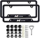 2 Pcs Black License Plate Frames Li