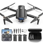Holy Stone 249g GPS Drones with Camera for Adults 4K, RC FPV Foldable Quadcopter Drone with 3 Batteries, 10000 Feet Transmission Range, GPS Follow Me, Auto Smart Return, Brushless Motor, Beginner Mode