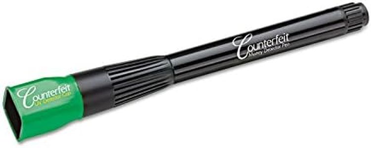 Dri Mark Smart Money Counterfeit Detector Pen with Reusable UV LED Light (DRI351UVB)
