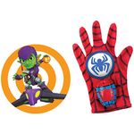 Marvel Spidey and His Amazing Friends Spidey Water Web Glove, Preschool Water Toy with Green Goblin Target for Kids Ages 3 and Up