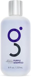 Get Back Gorgeous Purple Shampoo for Blonde Hair - Instantly Eliminate Brassiness & Yellows - Brighten Blonde, Silver & Grey w/Celebrity Stylist Created Purple Toning Shampoo - 8oz - FDA Approved