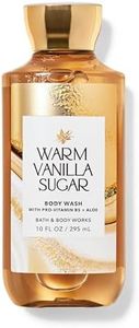 Bath & Body Works Warm Vanilla Sugar Body Wash 295ml | With Pro-Vitamin B5 + Aloe |Fresh, Clean Scent, Moisturizing Shower Gel