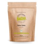 Biotiva Camu Camu Organic Powder 100g - Natural Vitamin C - from Wild Collection, no additives, Produced in Germany (DE-ECO-005)