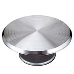 Cake Stand, Rotating Cake Decorating Stand Revolving Pottery Stand Turntable with Ball Bearings Diameter Heavy Duty 12 INCH