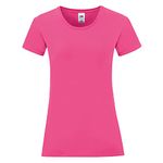 Fruit of the Loom Women's T-Shirt, Pink, L