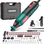 HYCHIKA 170W Rotary Tool, Variable Speed Rotary Tool Kit with Flex Shaft, 173pcs Accessories Kit & 8000-35000RPM Multi-Tool, Perfect for Cutting, Detail Sanding, Engraving, and Wood Carving