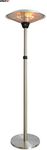 Ener-G+ Outdoor Electric Free Standing Infrared Heater with Telescopic Pole, 1500 Watts, Silver