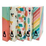 Pukka Pad, Foolscap Fashion File Boxes - 37 x 24.5 cm - Set of 5 Assorted Styles