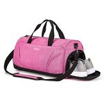 Gym Bag with Shoes Compartment and Wet Pocket,Sports Duffel Bag for Yoga/Swim,Travel Duffle Bag for Men and Women